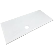Ready-to-Tile 70-7/8" x 32-1/4" Rectangular Shower Base with Front Drain