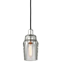 Citizen Single Light 4-3/4" Wide Mini Pendant with Glass Shade