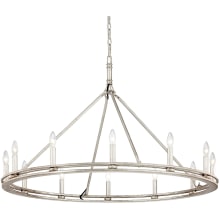 Sutton 12 Light 44" Wide Taper Candle Chandelier