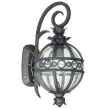 Campanile Single Light 17" Tall Outdoor Wall Sconce
