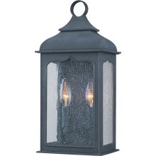 Henry Street 2 Light 19" Outdoor Wall Sconce