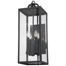 Caiden 4 Light 28" Tall Outdoor Wall Sconce