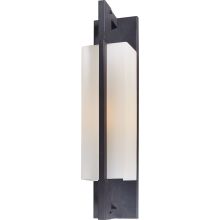 Blade 1 Light 21" Outdoor Wall Sconce with Glass Shade