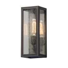 Dixon 1 Light 5" Wide Outdoor Wall Sconce with Seeded Glass Shade