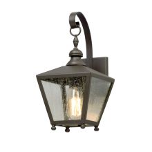 Mumford 1 Light 7" Wide Outdoor Wall Sconce with Seeded Glass Shade