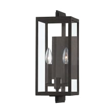 Nico 2 Light 16" Tall Outdoor Wall Sconce