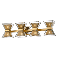 Expression 8 Light 27-1/2" Wide LED Bathroom Vanity Light with Glass Shades