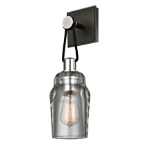 Citizen Single Light 16-1/4" High Wall Sconce with Glass Shade