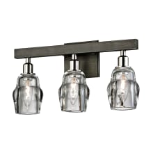 Citizen 3 Light 16-1/2" Wide Bathroom Vanity Light with Glass Shades