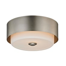 Allure 2 Light 13" Wide Flush Mount Ceiling Fixture with Glass Shade
