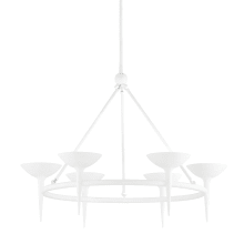 Cecilia 6 Light 40" Wide Taper Candle Chandelier