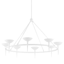 Cecilia 8 Light 47" Wide Taper Candle Chandelier