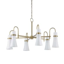 Maple 6 Light 38" Wide Chandelier