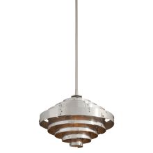 Mitchel Field 12.75" Tall 1 Light LED Pendant with Frosted Glass Shade