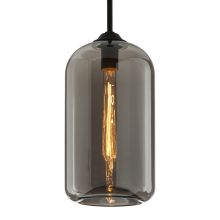 District Single Light 8" Wide Pendant with Vintage Tube Bulb