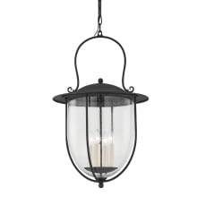 Monterey County 4 Light 18" Wide Outdoor Taper Candle Pendant