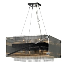 Apollo 8 Light 26-1/2" Wide Chandelier with Glass Shade