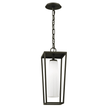 Mission Beach Single Light 7-3/4" Wide Outdoor Mini Pendant with Opal Glass Tapered Shade