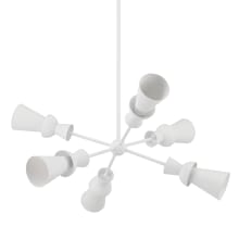 Florence 6 Light 44" Wide Abstract Chandelier