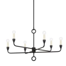 Orson 6 Light 31" Wide Candle Style Chandelier