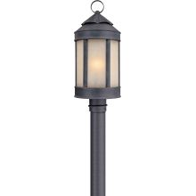 Andersons Forge 1 Light 21" Post Light with Glass Shade