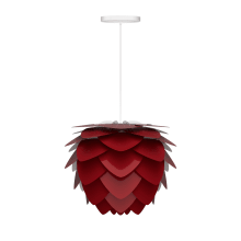 Aluvia 16" Pendant in Ruby Red