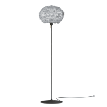 Eos Single Light 66-7/8" High Novelty Floor Lamp with a Goose Feather Shade