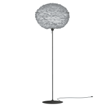 Eos Single Light 70-13/16" High Novelty Floor Lamp with a Goose Feather Shade