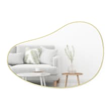 HUBBA 1" W x 24" H Specialty Framed Bathroom Mirror
