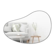 Hubba 24" x 1" Specialty Flat PVC and Steel Accent Mirror