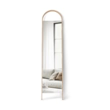 Bellwood 77-1/8" x 17-11/16" Arched Flat Accent Mirror