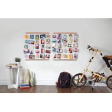 Hangit 26 Inch Wide MDF Picture Holder with Clothespins by Sung Wook Park