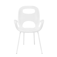 Oh 24" Wide Steel Framed Polypropylene Dining Chair