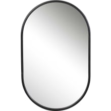 Varina 32" x 20" Oval Sleek Vanity Bathroom Wall Mirror