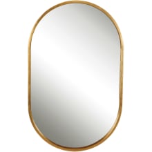 Varina 32" x 20" Oval Sleek Vanity Bathroom Wall Mirror