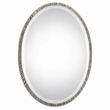 Annadel 20" x 28"{ Oval Contemporary Farmhouse Vanity Bathroom Wall Mirror