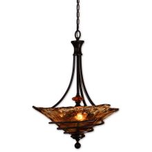 3 Light Bowl Pendant from the Vitalia Collection