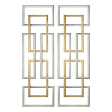Aerin Two Piece Wall Sculpture Set by Grace Feyock