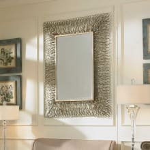 Corbis 56" X 44" Glam Decorative Wire Framed Large Bathroom Vanity Wall Mirror