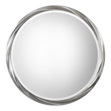 Orion 36" Round Twist Frame Contemporary Wall Mirror by Jim Parsons