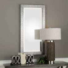 Tulare 48" X 24" Contemporary Dual Hang Silver Framed Wall Mirror
