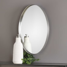 Pursley 30" X 20" W Oval Glam Contemporary Inset Vanity Wall Mirror