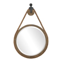 Melton 21-1/2" Diameter Circular Framed Bathroom Mirror