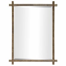 Abanu 40" x 30" Rustic Industrial Oversized Vanity Bathroom Wall Mirror