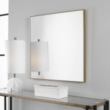 Alexo 28" Square Flat Framed Accent Mirror