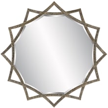 Abanu 44" Starburst Modern Industrial Star Wall Mirror