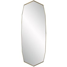 Vault 64" x 24" Arched Flat Stainless Steel Framed Accent Mirror