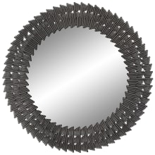 Illusion 31-1/2" Diameter Circular Beveled Accent Mirror