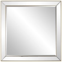 Lytton 28" Square Beveled MDF Accent Mirror