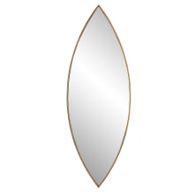 Ellipse 39-3/4" x 14" Oval Flat Iron Accent Mirror